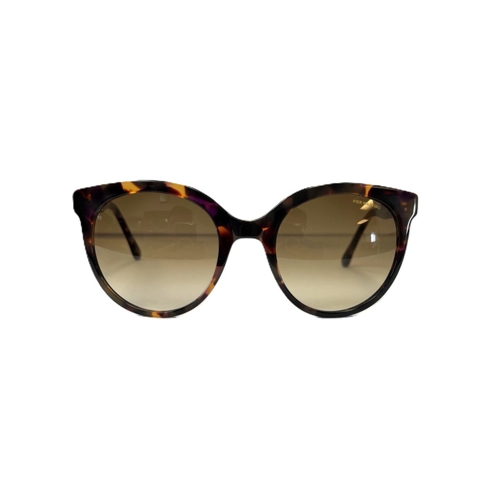 Pier Martino Tortoise Acetate Sunglasses hand-set bohemian crystals & enamel L.E